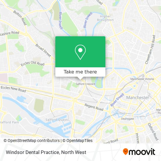Windsor Dental Practice map