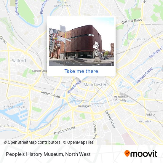 People's History Museum map