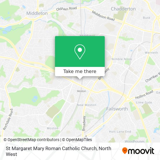 St Margaret Mary Roman Catholic Church map