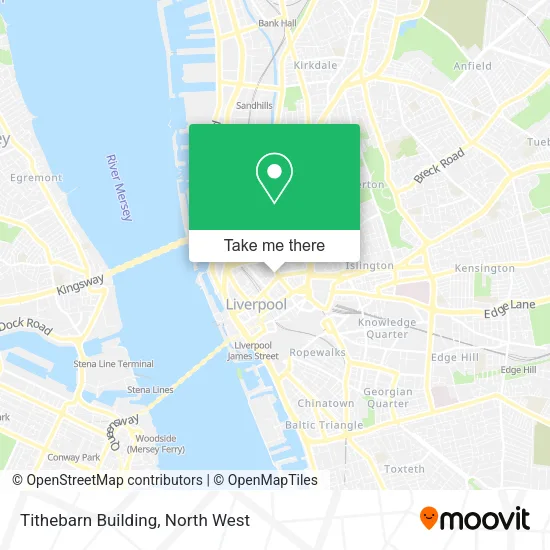 Tithebarn Building map