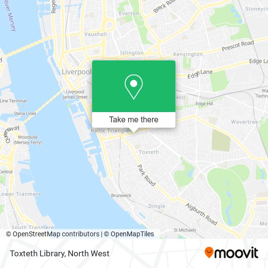 Toxteth Library map