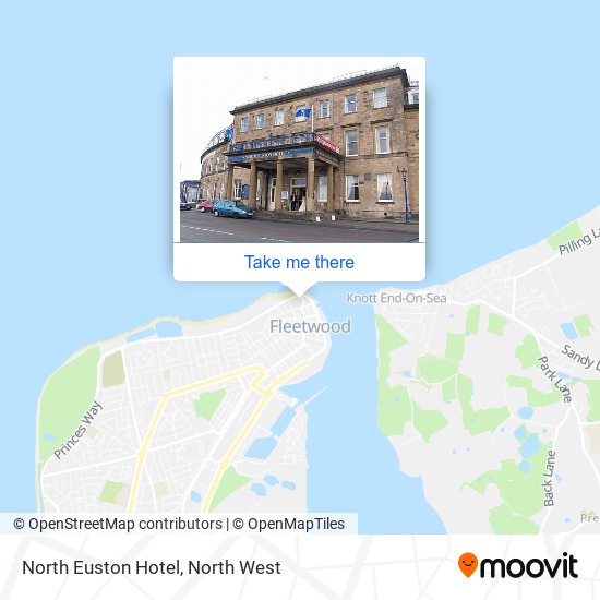 North Euston Hotel map