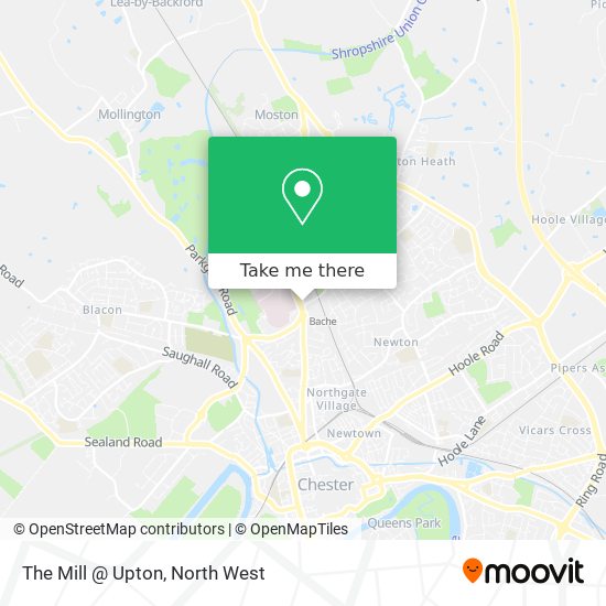 The Mill @ Upton map