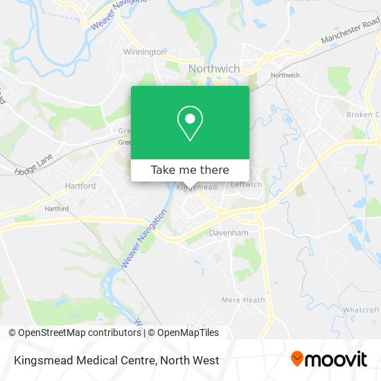 Kingsmead Medical Centre map