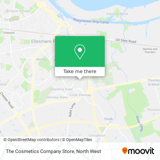 The Cosmetics Company Store map