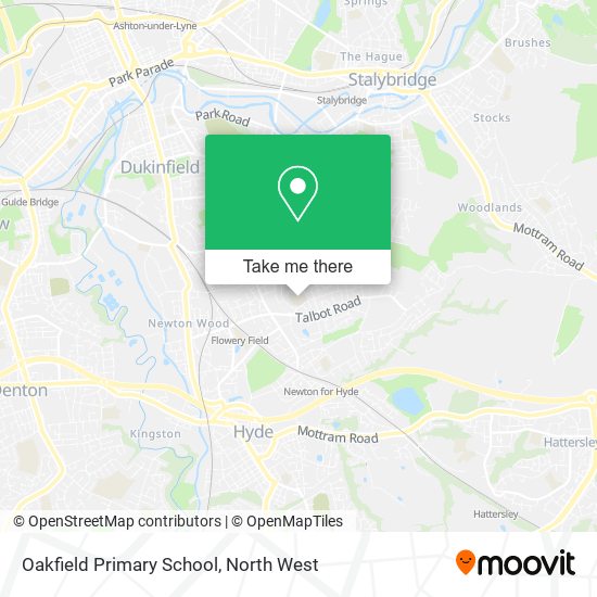 Oakfield Primary School map