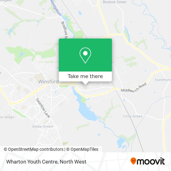 Wharton Youth Centre map