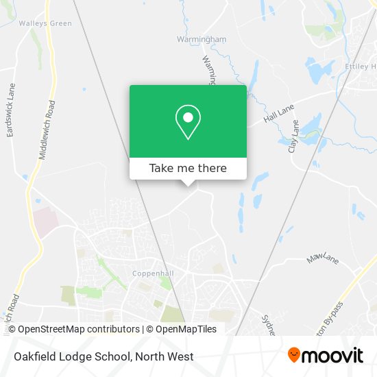 Oakfield Lodge School map