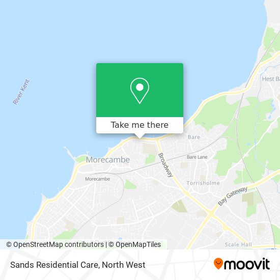Sands Residential Care map