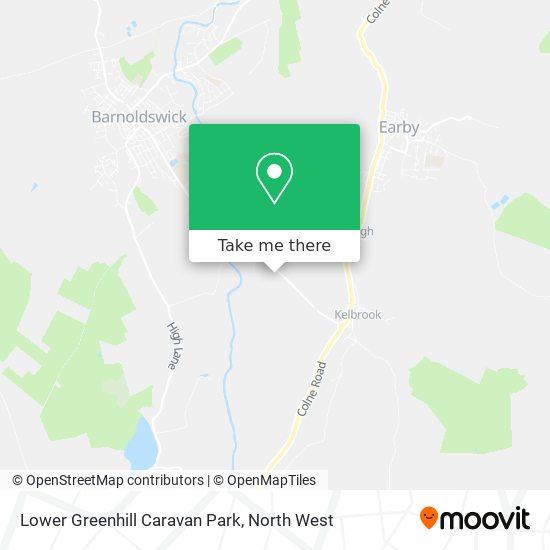 Lower Greenhill Caravan Park map