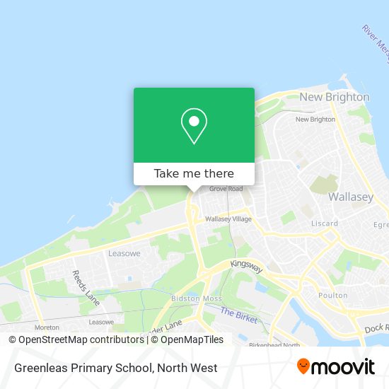 Greenleas Primary School map