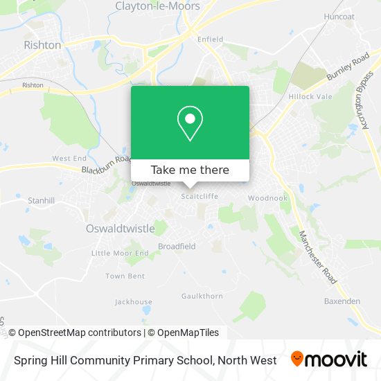 Spring Hill Community Primary School map