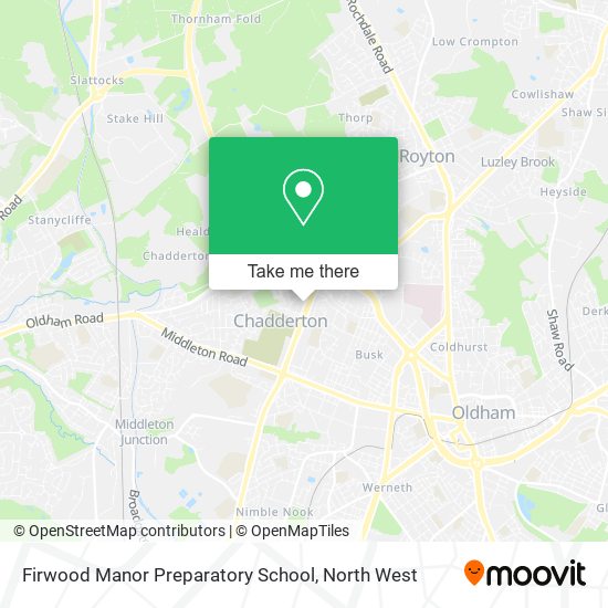 Firwood Manor Preparatory School map