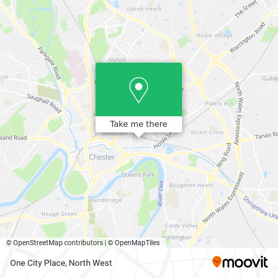 One City Place map
