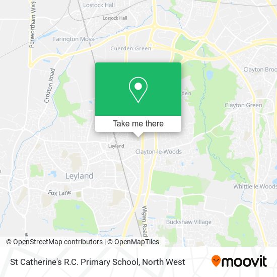 St Catherine's R.C. Primary School map