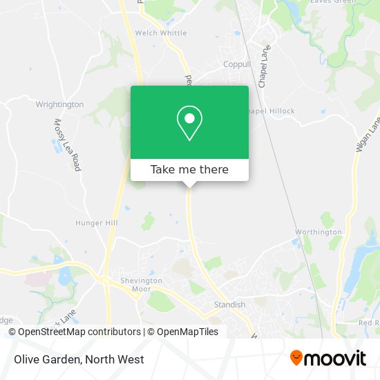 Olive Garden map
