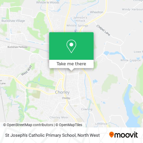 St Joseph's Catholic Primary School map
