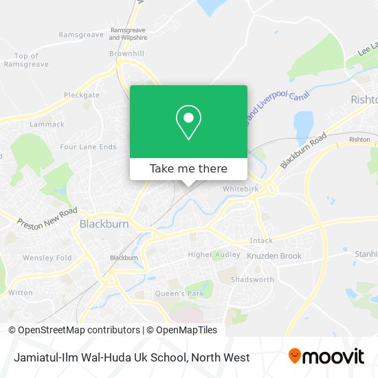Jamiatul-Ilm Wal-Huda Uk School map