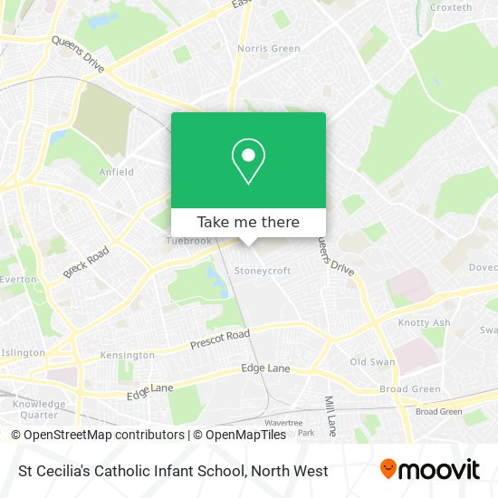 St Cecilia's Catholic Infant School map
