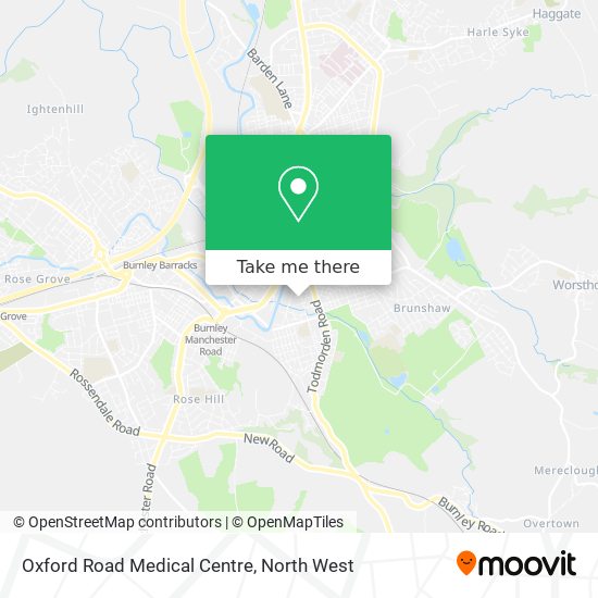 Oxford Road Medical Centre map