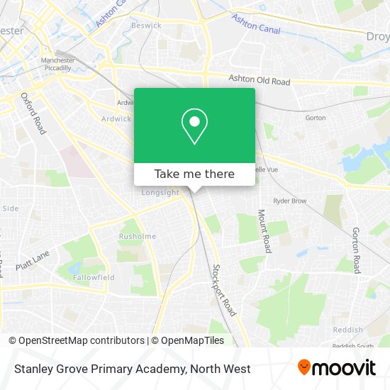 Stanley Grove Primary Academy map