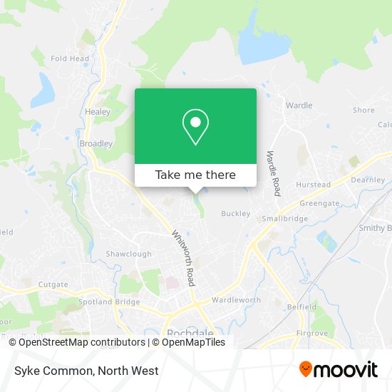 Syke Common map