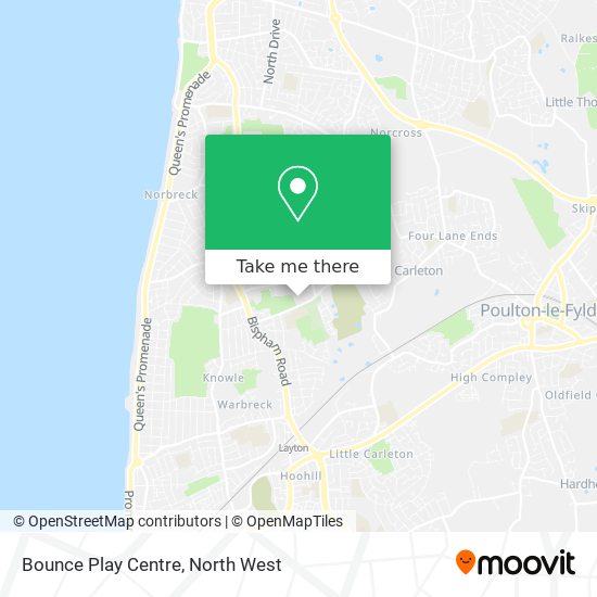 Bounce Play Centre map