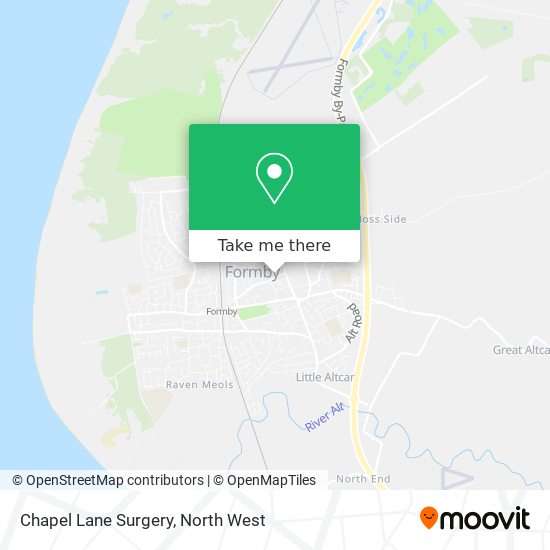 Chapel Lane Surgery map