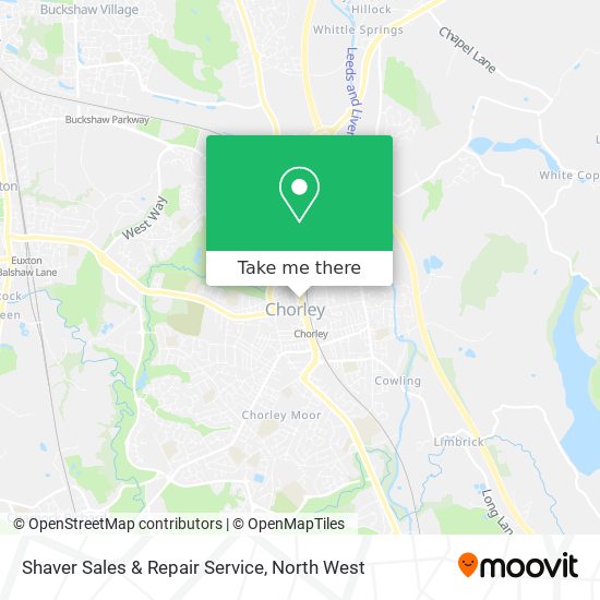Shaver Sales & Repair Service map