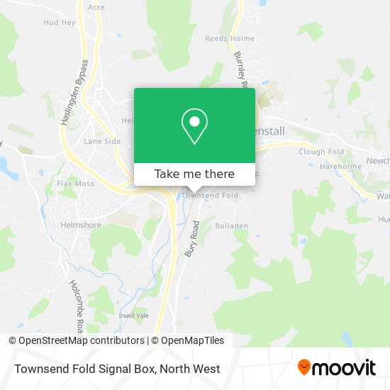 Townsend Fold Signal Box map