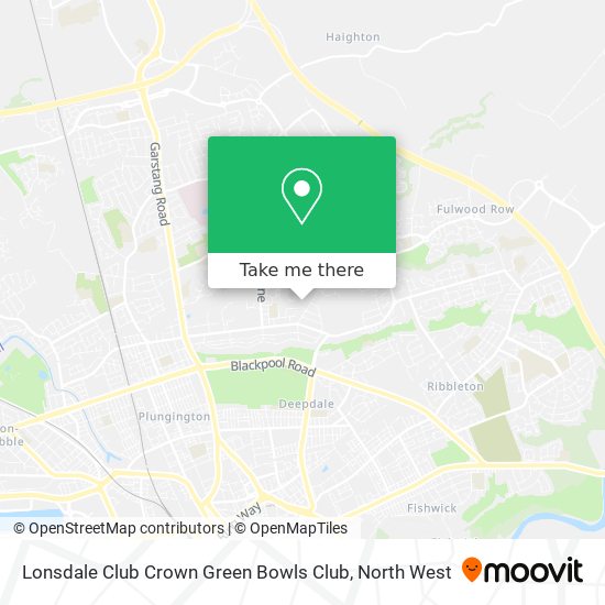 Lonsdale Club Crown Green Bowls Club map