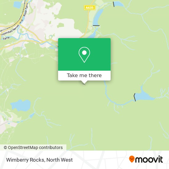Wimberry Rocks map