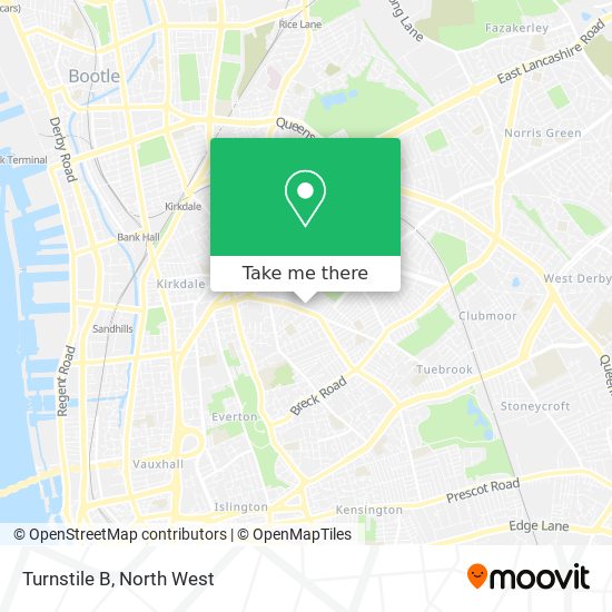Turnstile B map