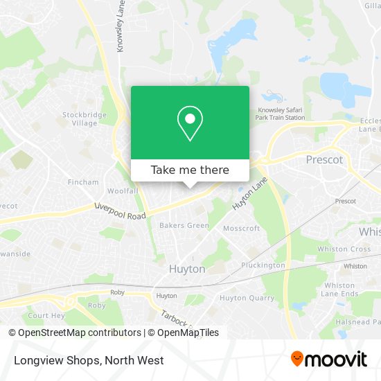Longview Shops map
