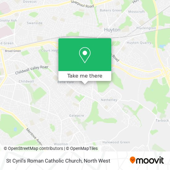 St Cyril's Roman Catholic Church map