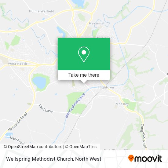 Wellspring Methodist Church map