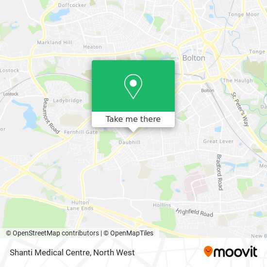 Shanti Medical Centre map