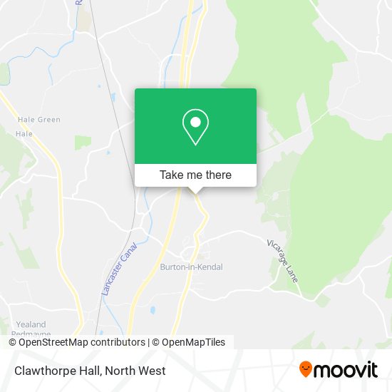 Clawthorpe Hall map