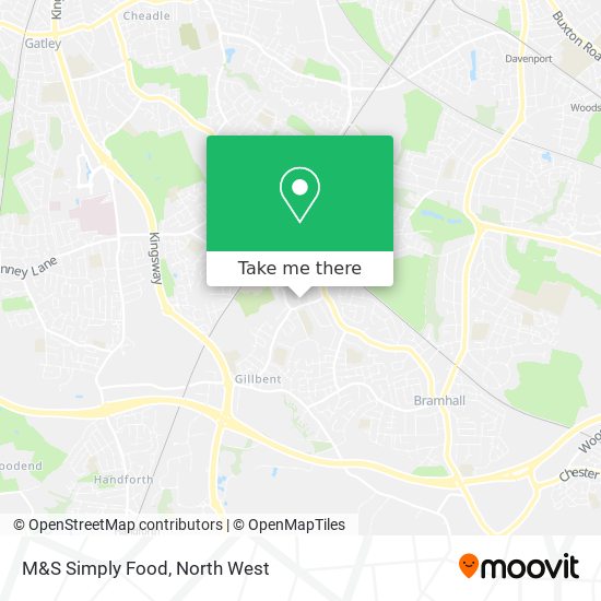 M&S Simply Food map