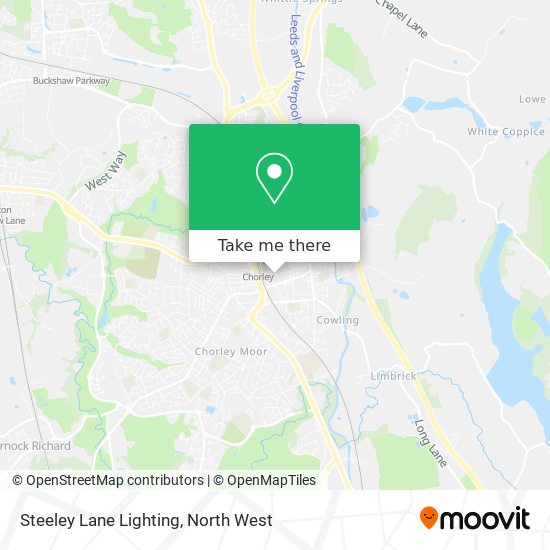 Steeley Lane Lighting map