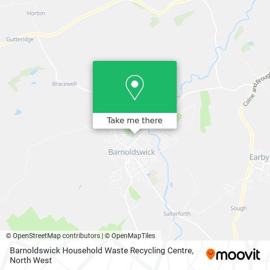 Barnoldswick Household Waste Recycling Centre map