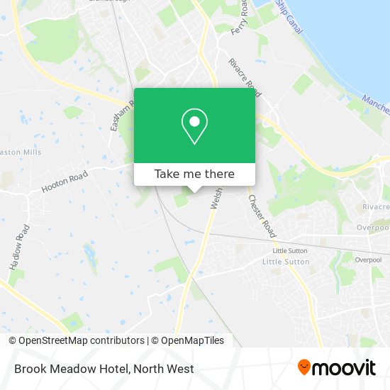 Brook Meadow Hotel map