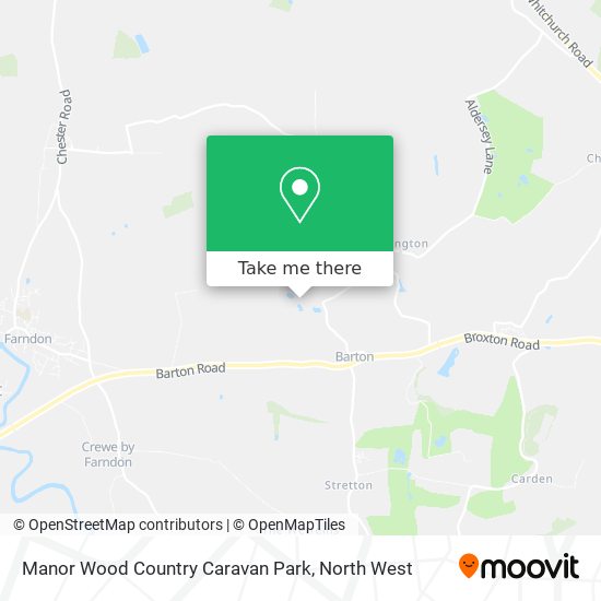 Manor Wood Country Caravan Park map