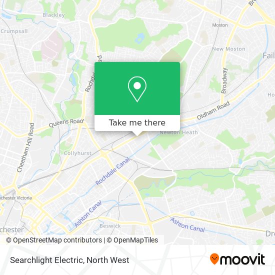 Searchlight Electric map