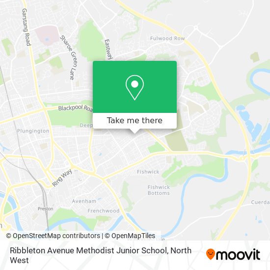 Ribbleton Avenue Methodist Junior School map