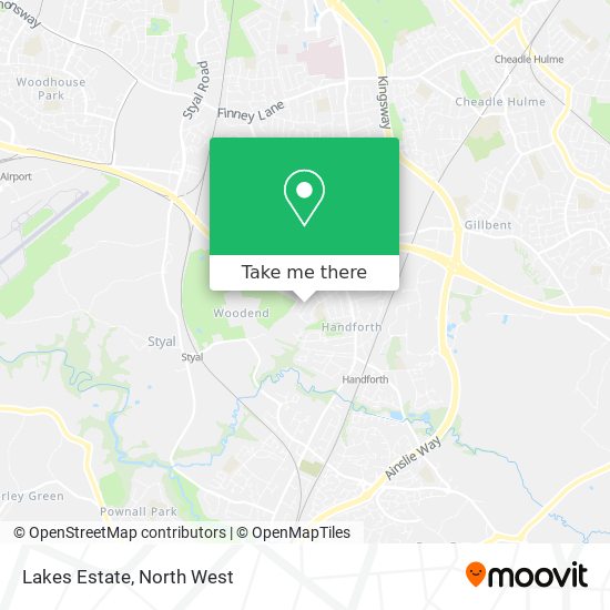 Lakes Estate map