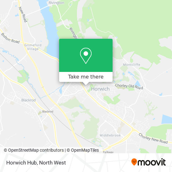 Horwich Hub map