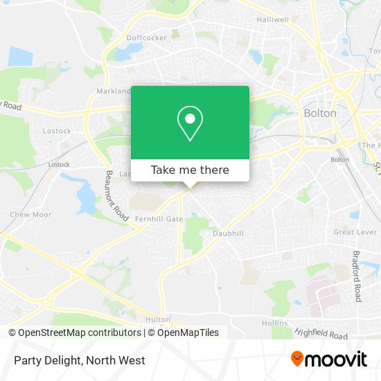Party Delight map