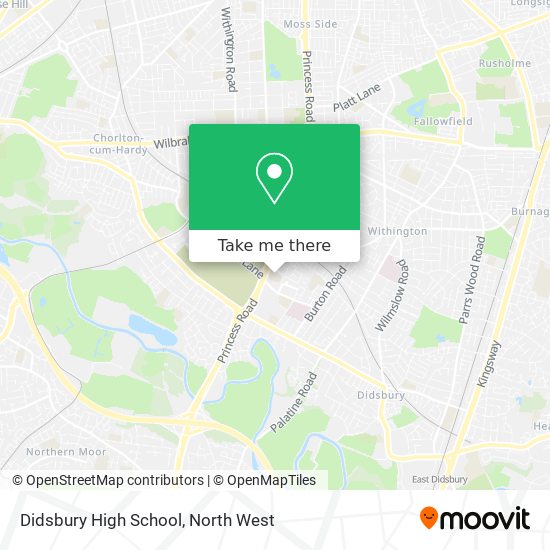 Didsbury High School map