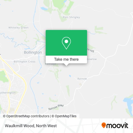 Waulkmill Wood map